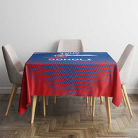 Custom Slovakia Football Tablecloth Come On Sokoli Falcons - Wonder Print Shop