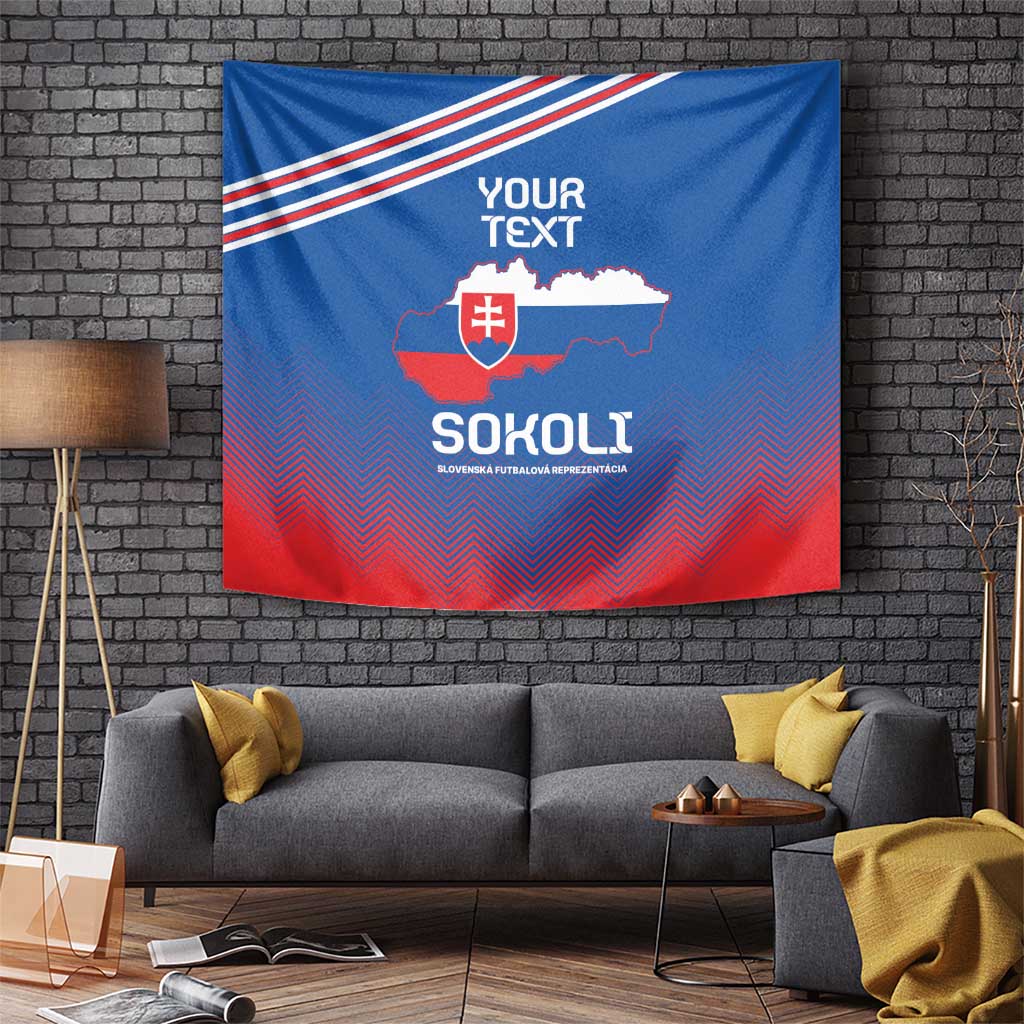 Custom Slovakia Football Tapestry Come On Sokoli Falcons - Wonder Print Shop