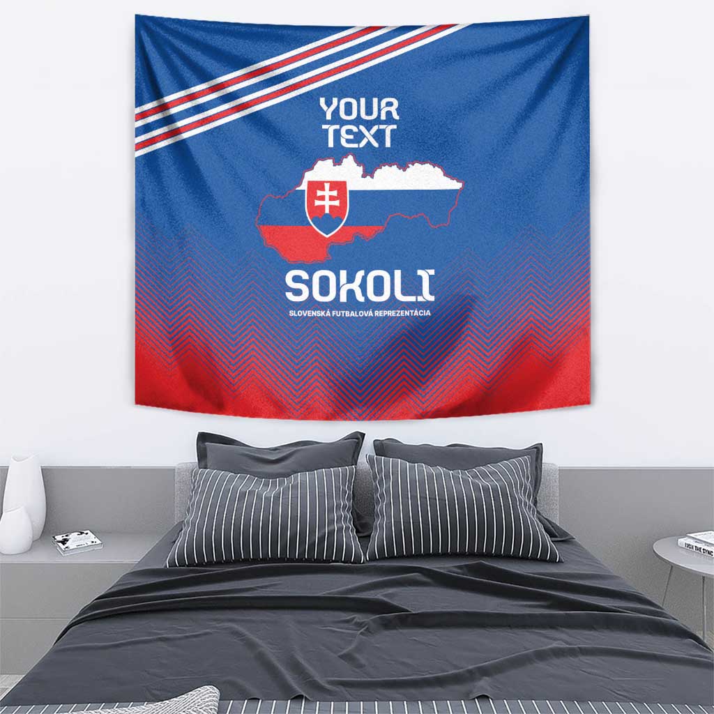 Custom Slovakia Football Tapestry Come On Sokoli Falcons - Wonder Print Shop