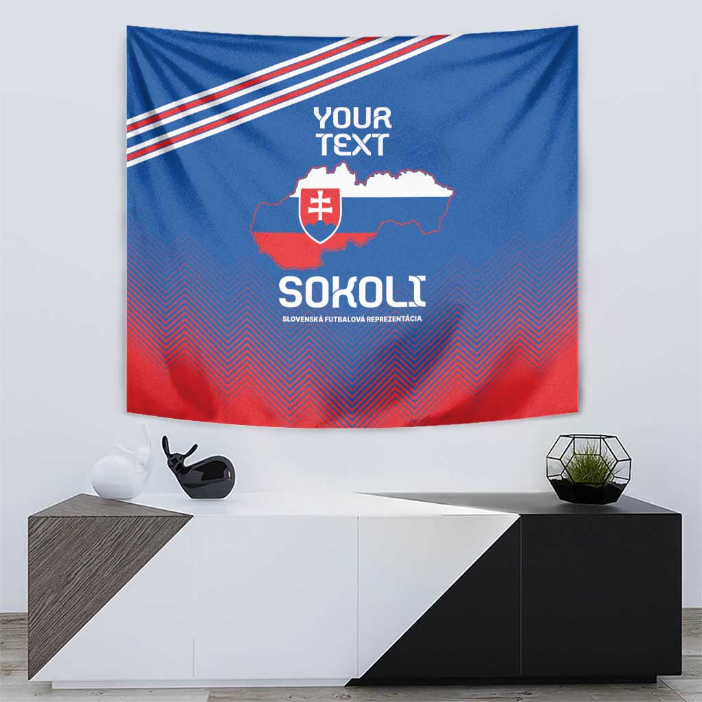 Custom Slovakia Football Tapestry Come On Sokoli Falcons - Wonder Print Shop
