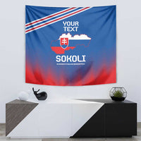 Custom Slovakia Football Tapestry Come On Sokoli Falcons - Wonder Print Shop