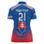 Custom Slovakia Football Women Polo Shirt Come On Sokoli Falcons - Wonder Print Shop