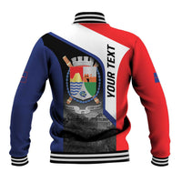 Caribbean Sint Maarten Personalized Baseball Jacket Brown Pelican - Wonder Print Shop