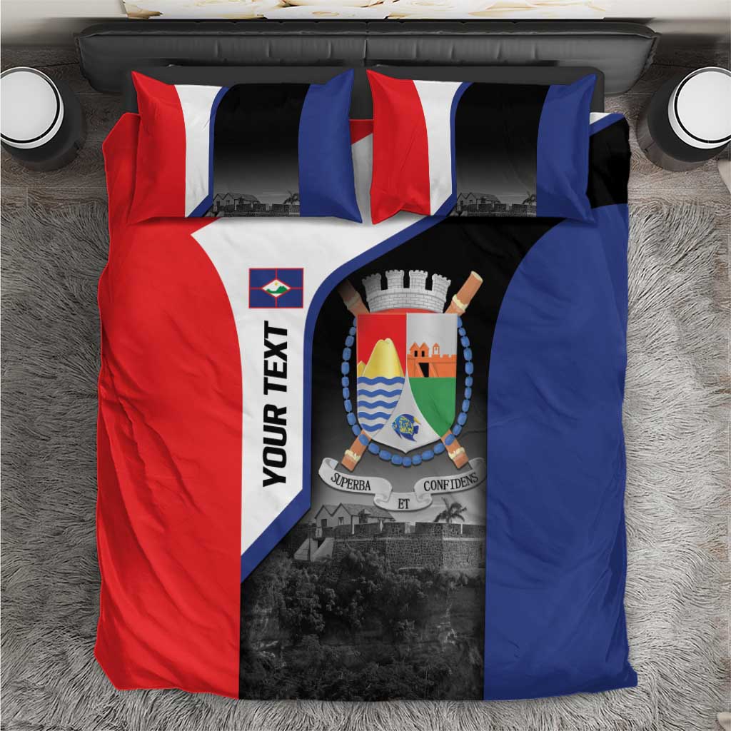 Caribbean Sint Maarten Personalized Bedding Set Brown Pelican - Wonder Print Shop