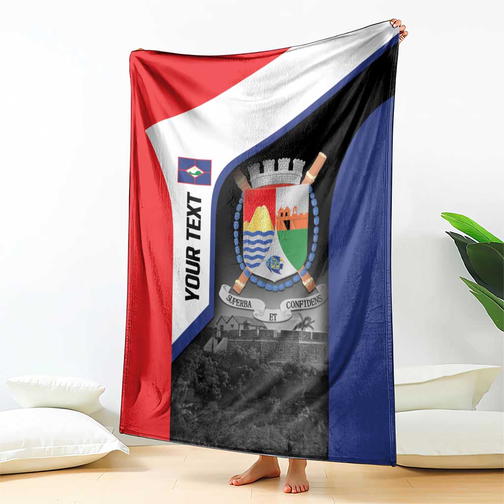 Caribbean Sint Maarten Personalized Blanket Brown Pelican - Wonder Print Shop