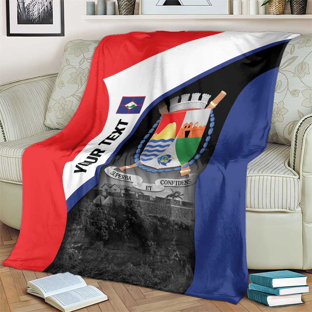 Caribbean Sint Maarten Personalized Blanket Brown Pelican - Wonder Print Shop