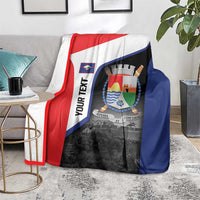 Caribbean Sint Maarten Personalized Blanket Brown Pelican - Wonder Print Shop