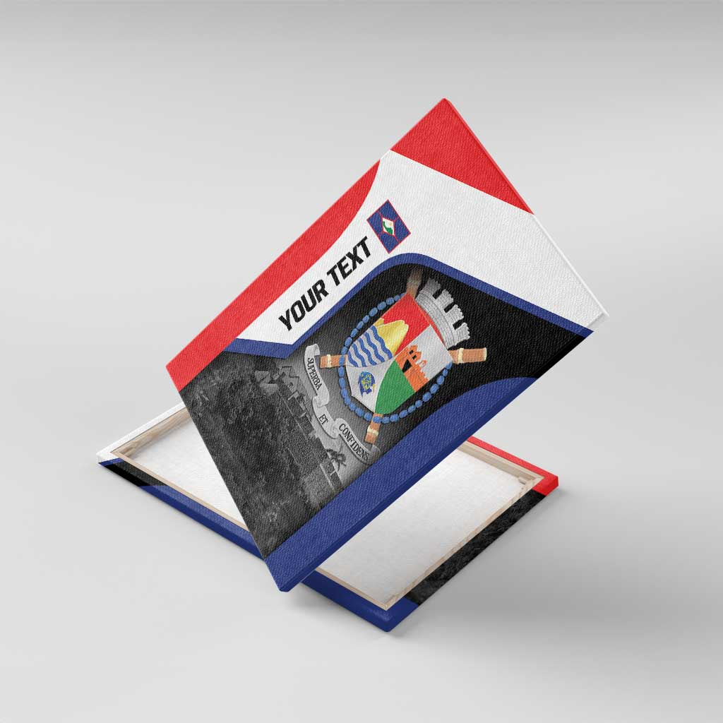 Caribbean Sint Maarten Personalized Canvas Wall Art Brown Pelican - Wonder Print Shop