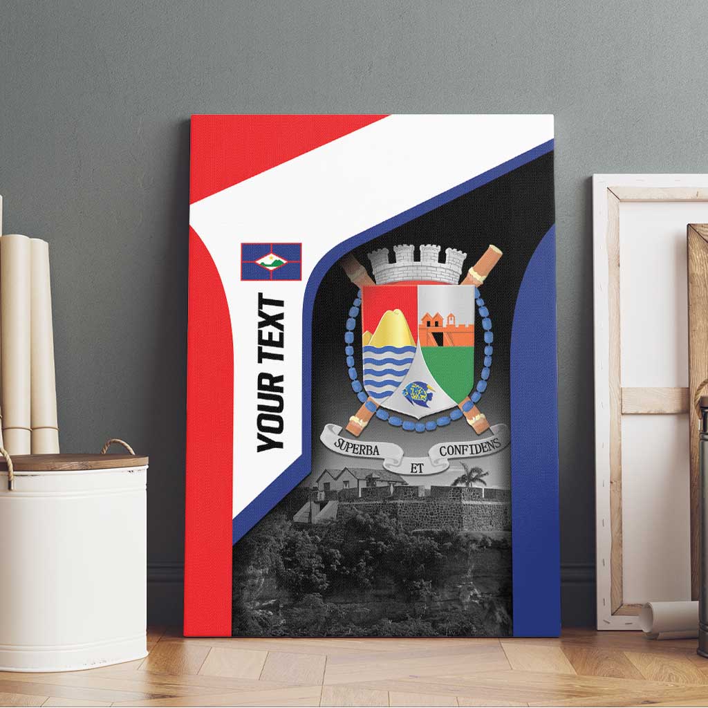 Caribbean Sint Maarten Personalized Canvas Wall Art Brown Pelican - Wonder Print Shop