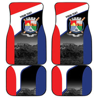 Caribbean Sint Maarten Personalized Car Mats Brown Pelican - Wonder Print Shop