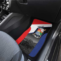 Caribbean Sint Maarten Personalized Car Mats Brown Pelican - Wonder Print Shop