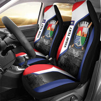 Caribbean Sint Maarten Personalized Car Seat Cover Brown Pelican - Wonder Print Shop