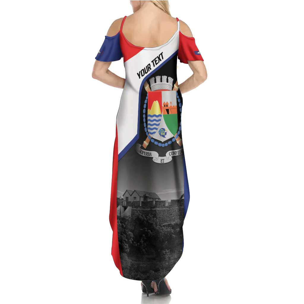 Caribbean Sint Maarten Personalized Family Matching Summer Maxi Dress and Hawaiian Shirt Brown Pelican - Wonder Print Shop