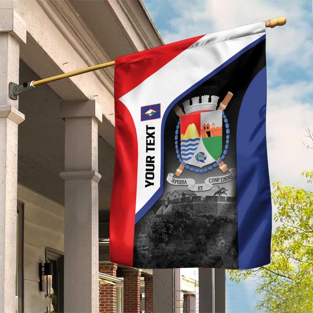 Caribbean Sint Maarten Personalized Garden Flag Brown Pelican - Wonder Print Shop