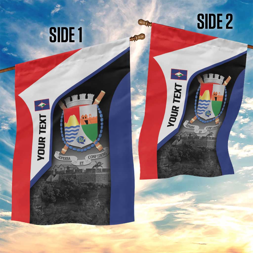 Caribbean Sint Maarten Personalized Garden Flag Brown Pelican - Wonder Print Shop