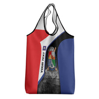 Caribbean Sint Maarten Personalized Grocery Bag Brown Pelican - Wonder Print Shop