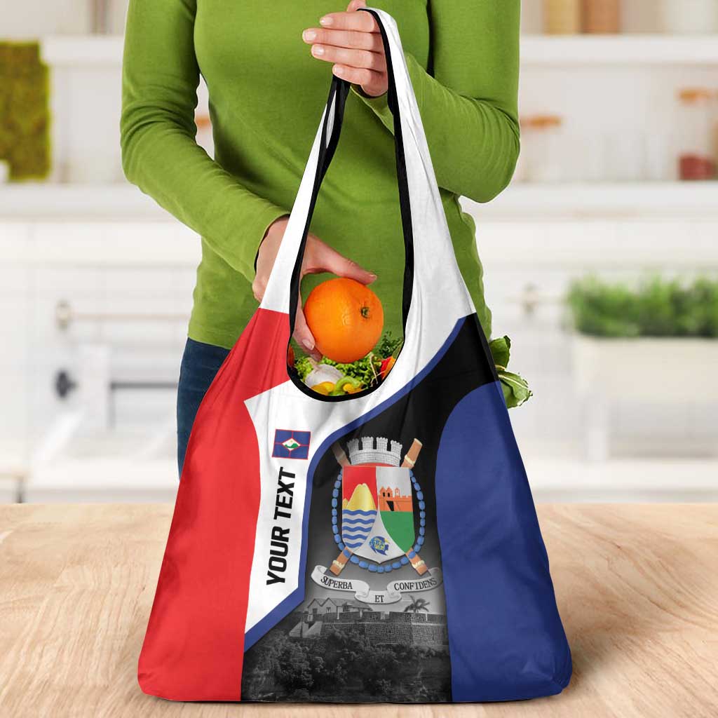 Caribbean Sint Maarten Personalized Grocery Bag Brown Pelican - Wonder Print Shop