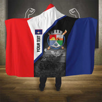 Caribbean Sint Maarten Personalized Hooded Blanket Brown Pelican - Wonder Print Shop