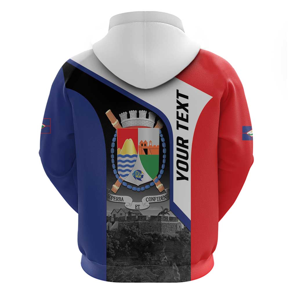 Caribbean Sint Maarten Personalized Hoodie Brown Pelican - Wonder Print Shop