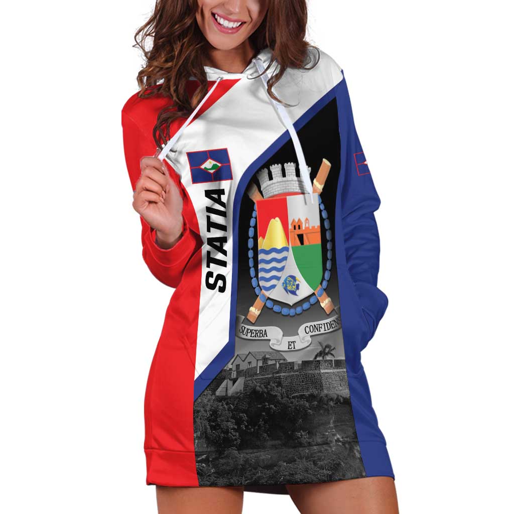 Caribbean Sint Maarten Personalized Hoodie Dress Brown Pelican - Wonder Print Shop