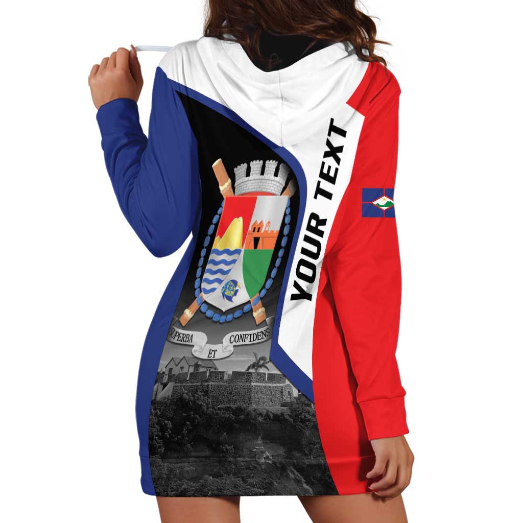 Caribbean Sint Maarten Personalized Hoodie Dress Brown Pelican - Wonder Print Shop