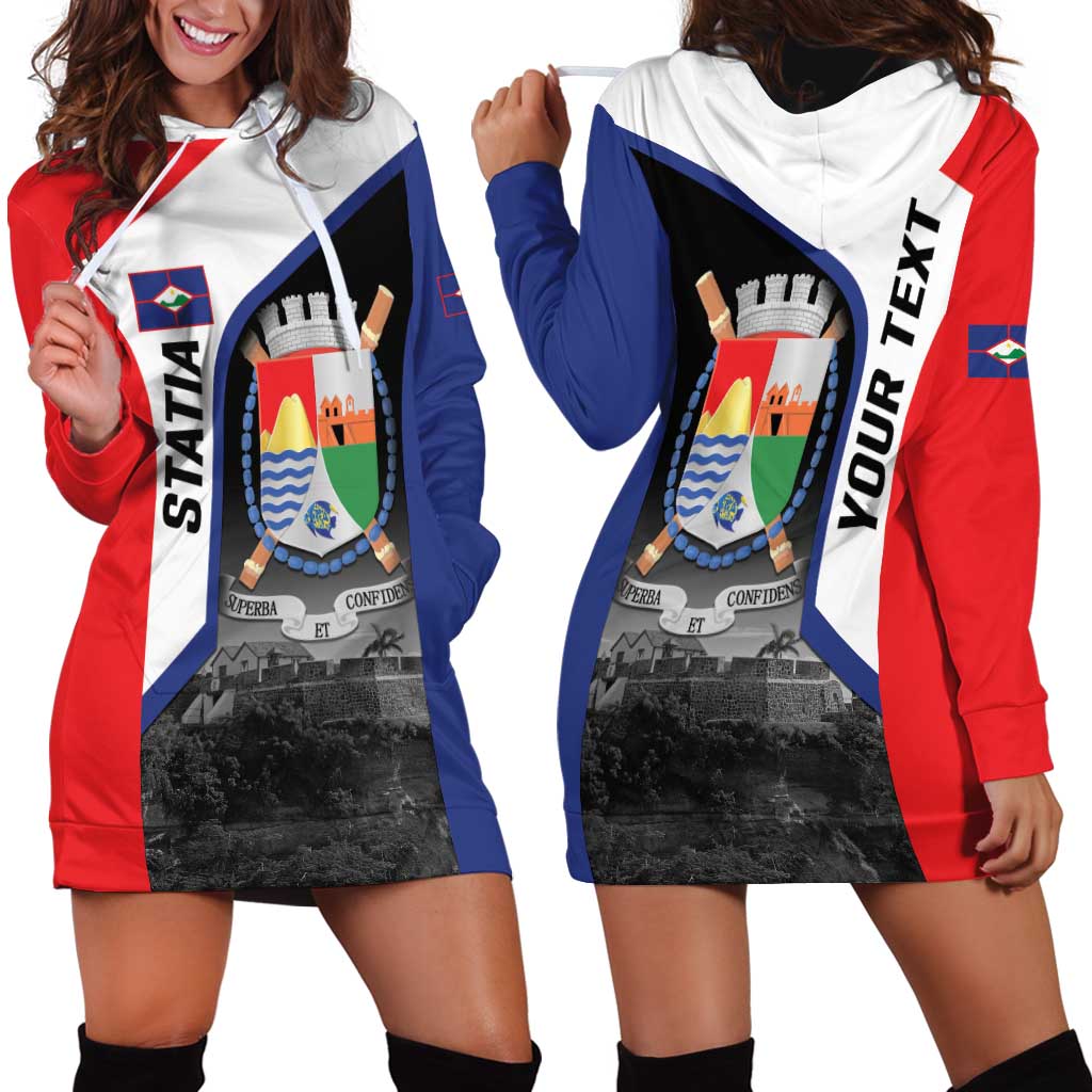 Caribbean Sint Maarten Personalized Hoodie Dress Brown Pelican - Wonder Print Shop