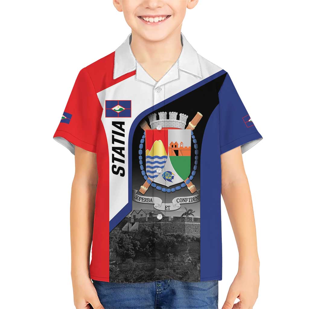 Caribbean Sint Maarten Personalized Kid Hawaiian Shirt Brown Pelican - Wonder Print Shop
