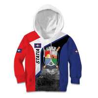 Caribbean Sint Maarten Personalized Kid Hoodie Brown Pelican - Wonder Print Shop