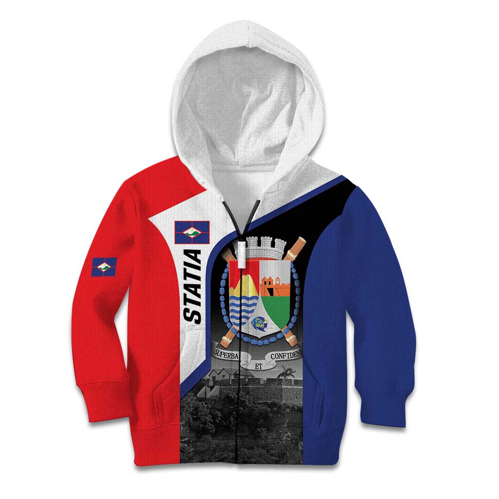 Caribbean Sint Maarten Personalized Kid Hoodie Brown Pelican - Wonder Print Shop