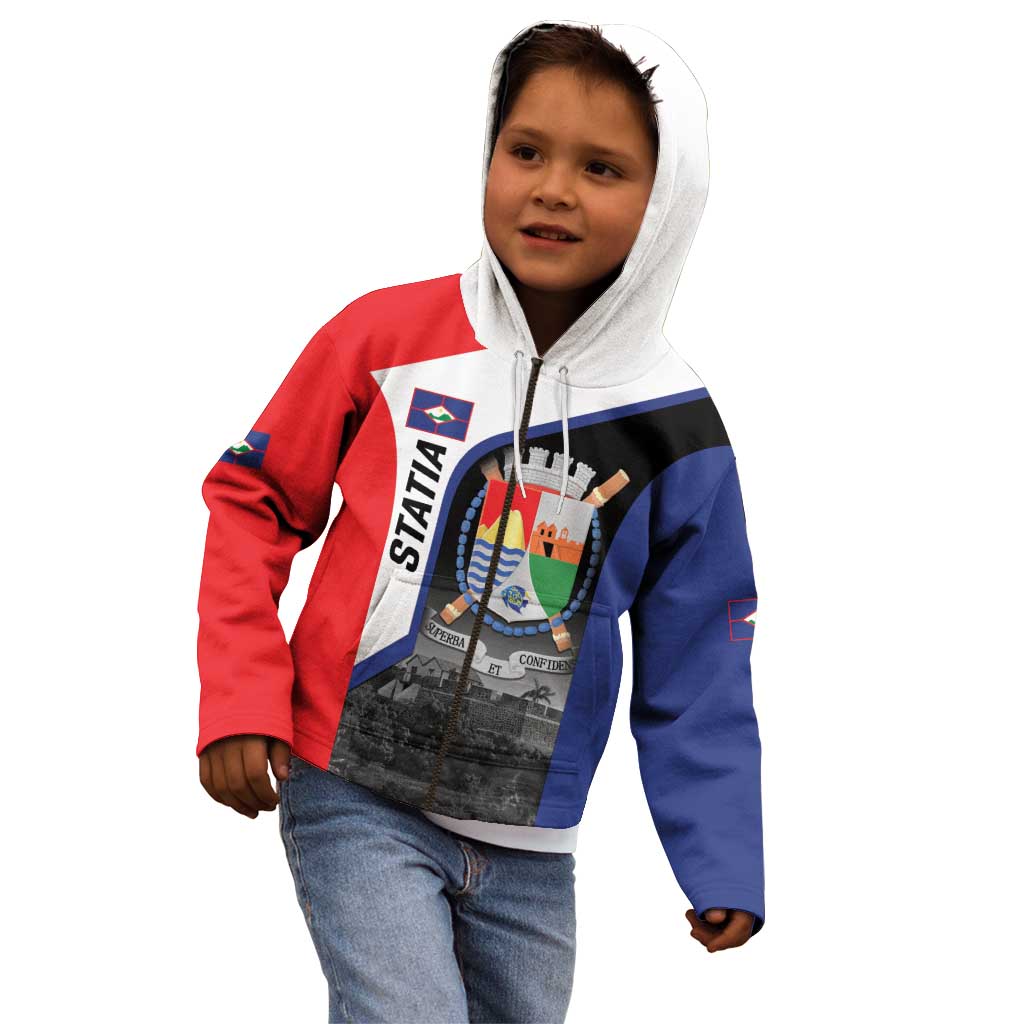 Caribbean Sint Maarten Personalized Kid Hoodie Brown Pelican - Wonder Print Shop