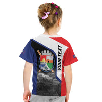 Caribbean Sint Maarten Personalized Kid T Shirt Brown Pelican - Wonder Print Shop