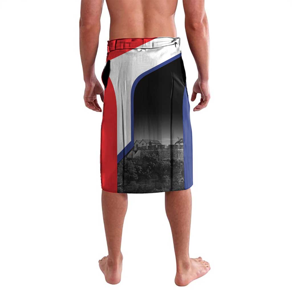 Caribbean Sint Maarten Personalized Lavalava Brown Pelican - Wonder Print Shop