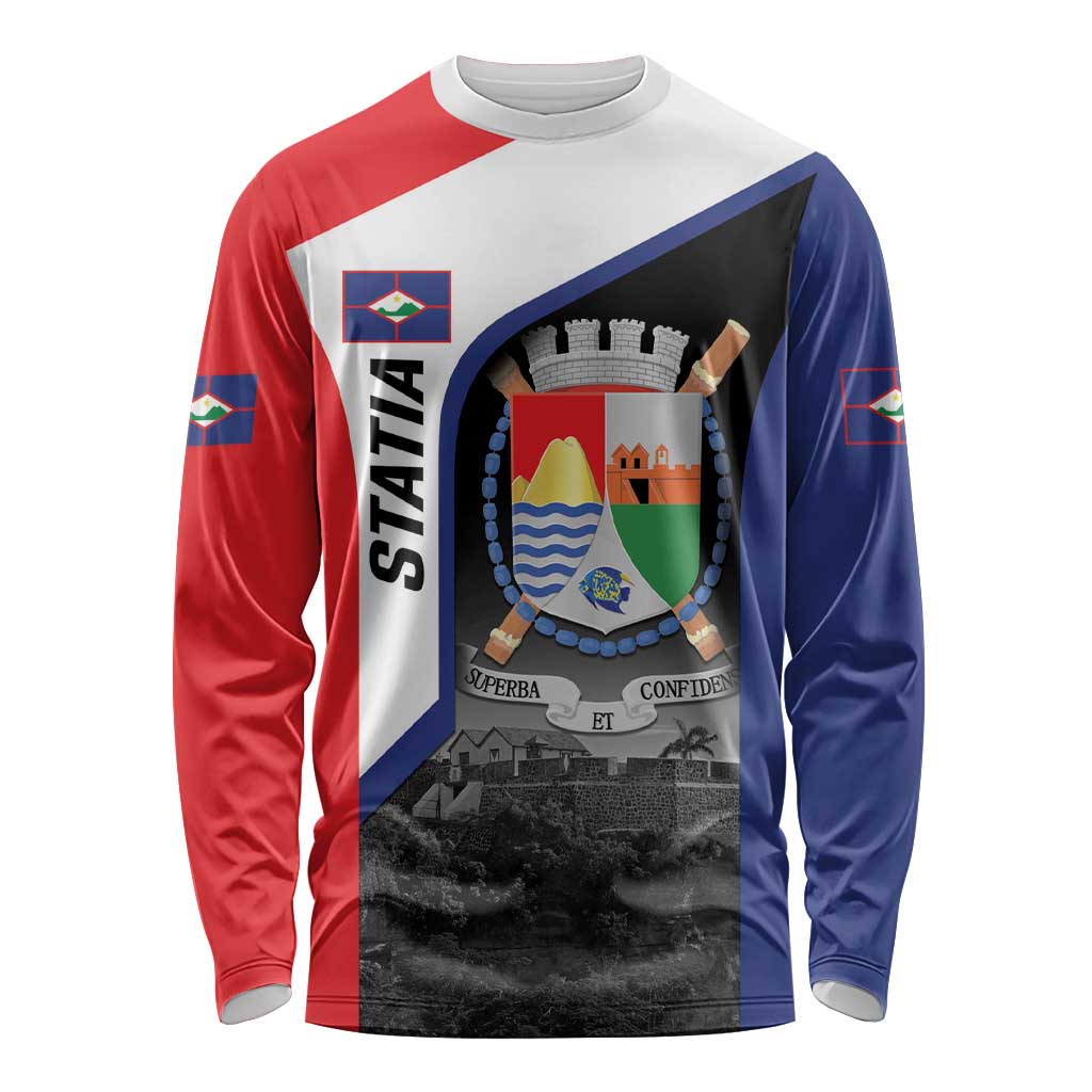 Caribbean Sint Maarten Personalized Long Sleeve Shirt Brown Pelican - Wonder Print Shop