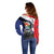 Caribbean Sint Maarten Personalized Off Shoulder Sweater Brown Pelican - Wonder Print Shop