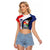 Caribbean Sint Maarten Personalized Raglan Cropped T Shirt Brown Pelican - Wonder Print Shop