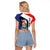 Caribbean Sint Maarten Personalized Raglan Cropped T Shirt Brown Pelican - Wonder Print Shop