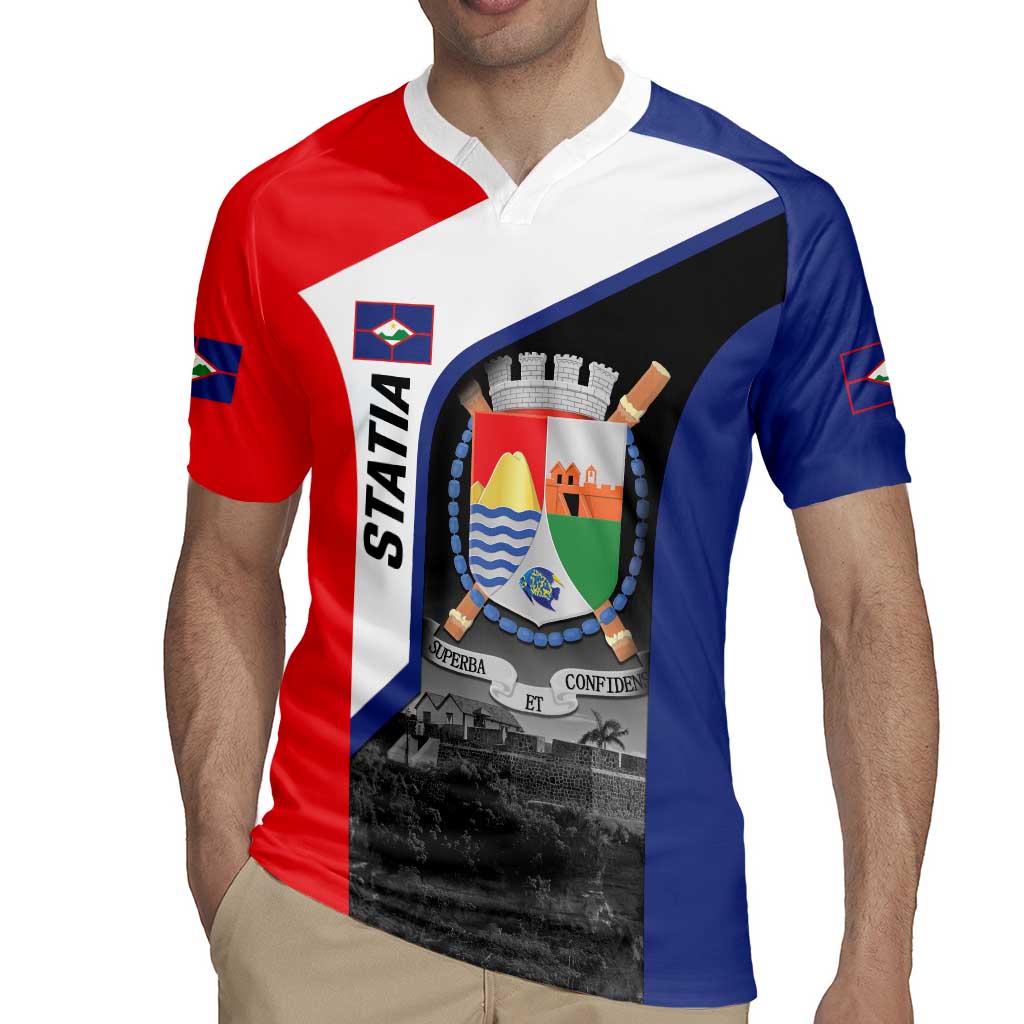 Caribbean Sint Maarten Personalized Rugby Jersey Brown Pelican - Wonder Print Shop