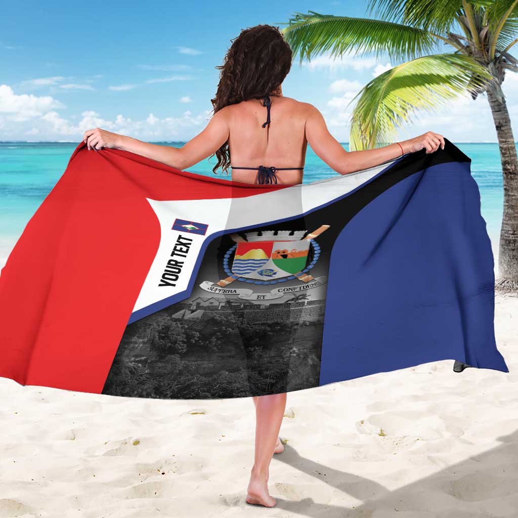 Caribbean Sint Maarten Personalized Sarong Brown Pelican - Wonder Print Shop