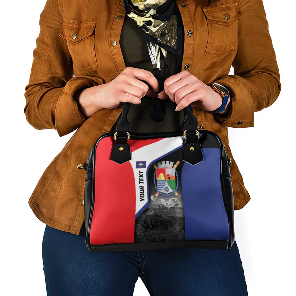 Caribbean Sint Maarten Personalized Shoulder Handbag Brown Pelican - Wonder Print Shop