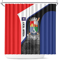 Caribbean Sint Maarten Personalized Shower Curtain Brown Pelican - Wonder Print Shop