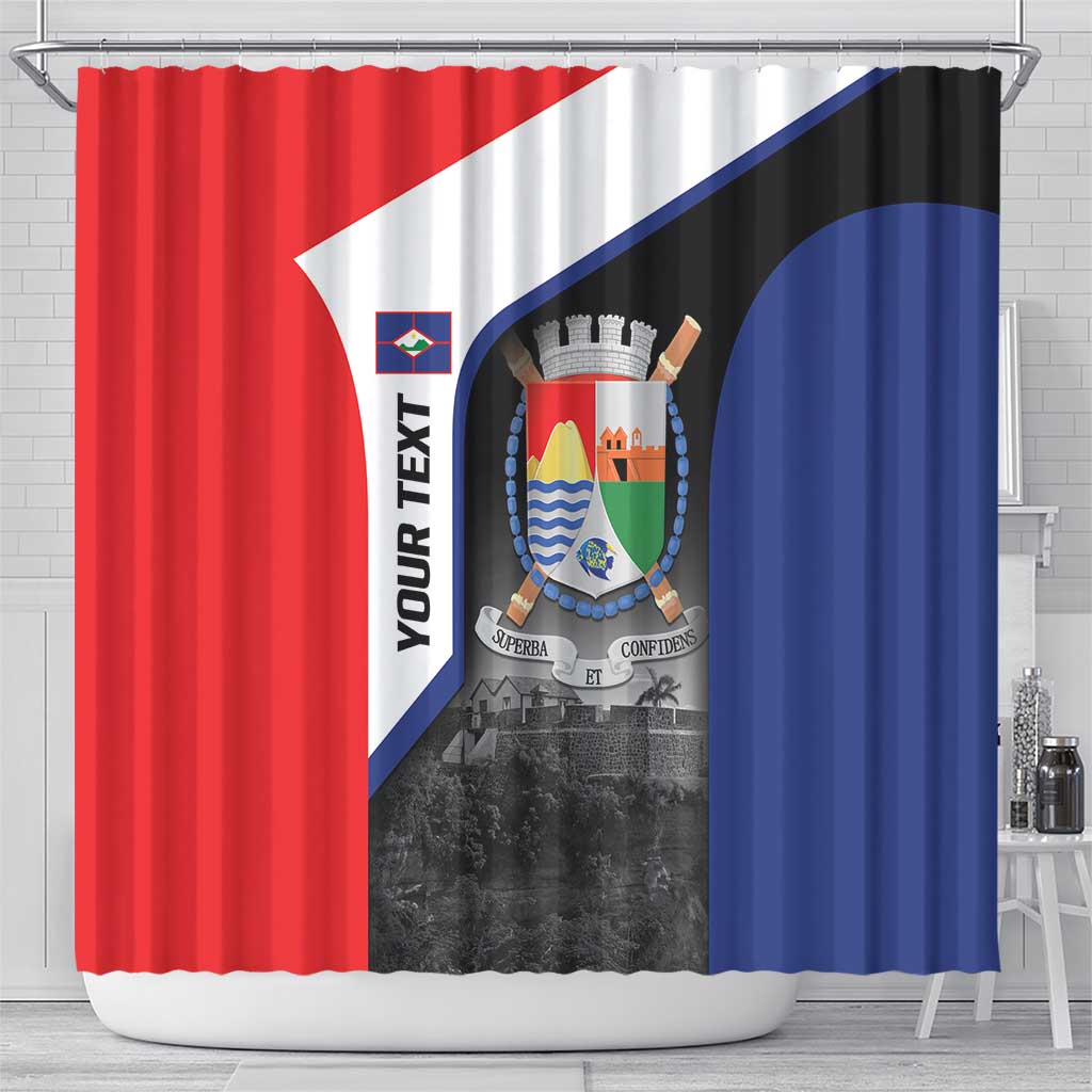 Caribbean Sint Maarten Personalized Shower Curtain Brown Pelican - Wonder Print Shop