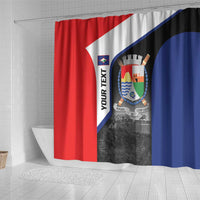 Caribbean Sint Maarten Personalized Shower Curtain Brown Pelican - Wonder Print Shop