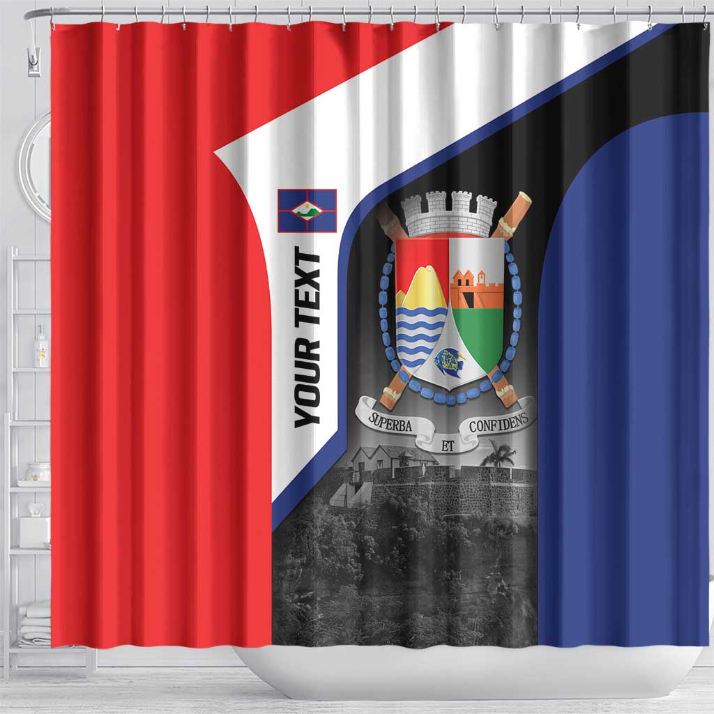 Caribbean Sint Maarten Personalized Shower Curtain Brown Pelican - Wonder Print Shop