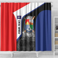 Caribbean Sint Maarten Personalized Shower Curtain Brown Pelican - Wonder Print Shop