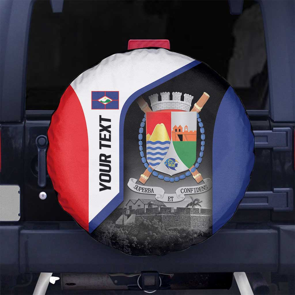 Caribbean Sint Maarten Personalized Spare Tire Cover Brown Pelican - Wonder Print Shop