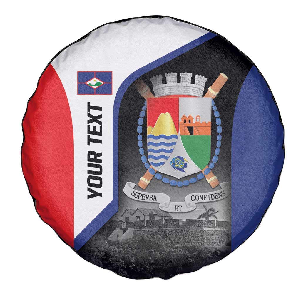 Caribbean Sint Maarten Personalized Spare Tire Cover Brown Pelican - Wonder Print Shop