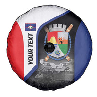 Caribbean Sint Maarten Personalized Spare Tire Cover Brown Pelican - Wonder Print Shop