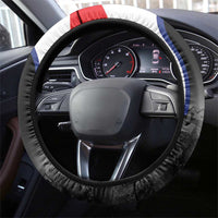 Caribbean Sint Maarten Steering Wheel Cover Brown Pelican - Wonder Print Shop