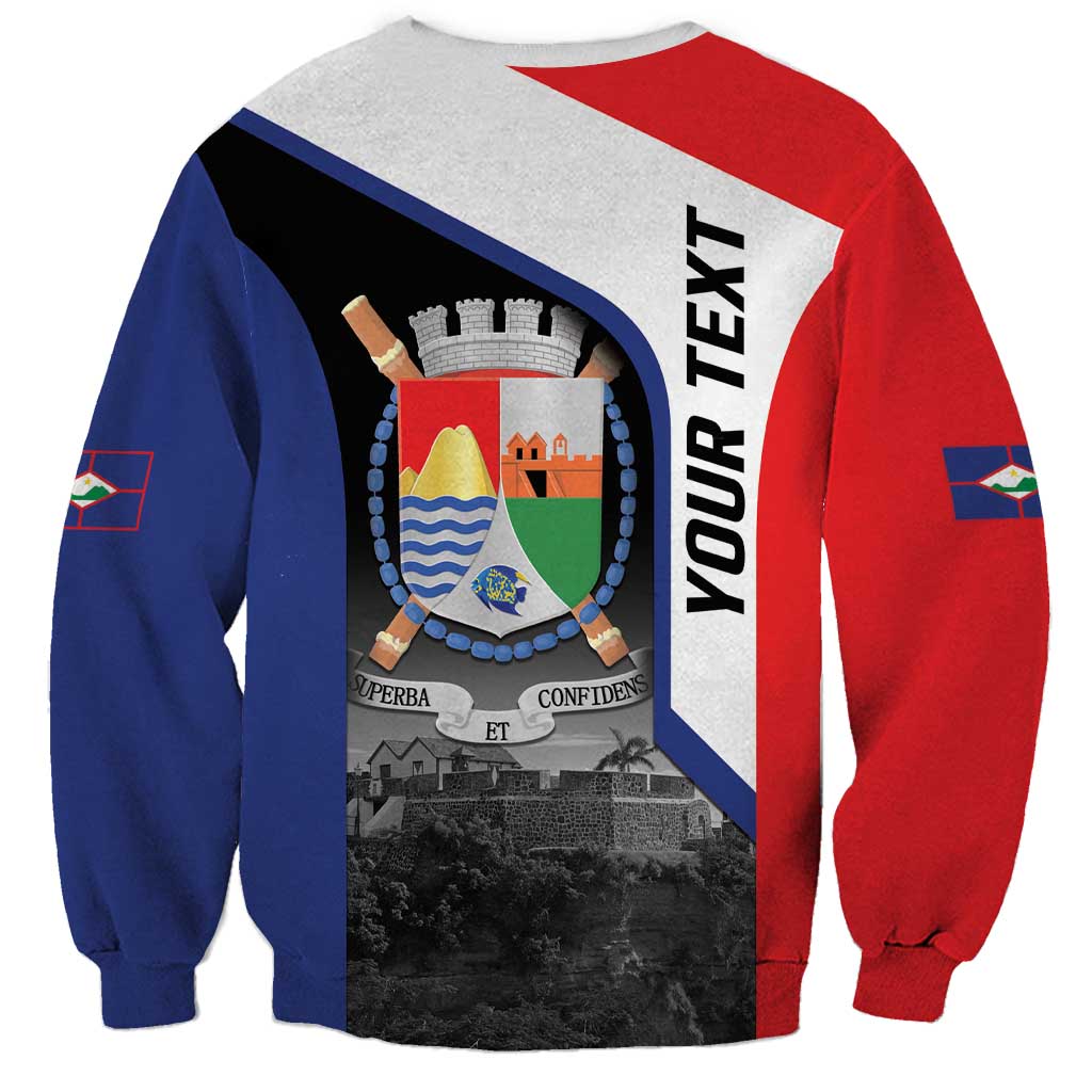 Caribbean Sint Maarten Personalized Sweatshirt Brown Pelican - Wonder Print Shop