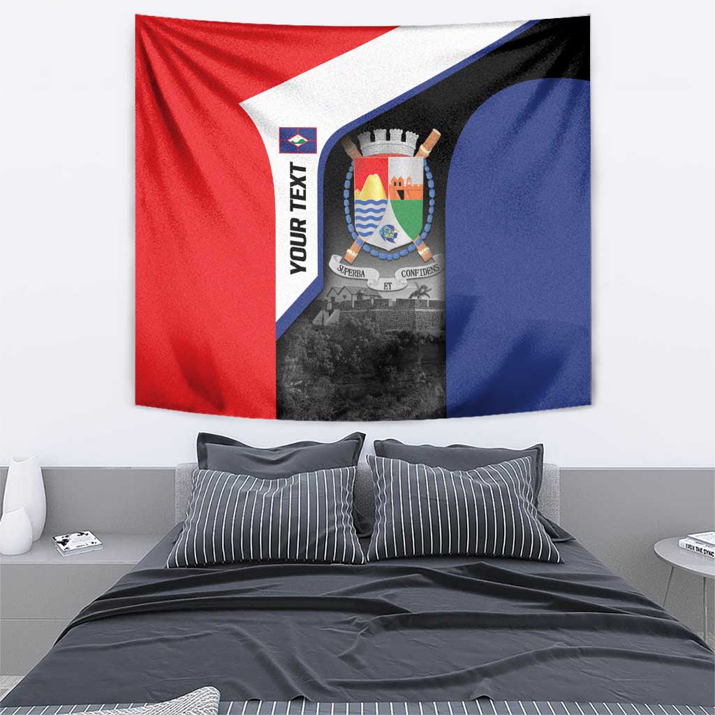 Caribbean Sint Maarten Personalized Tapestry Brown Pelican - Wonder Print Shop